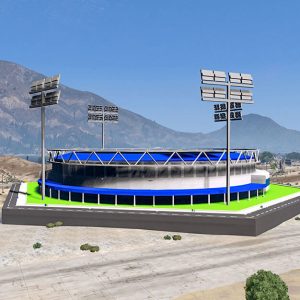 Cricket Stadium GTA 5 Addon Prop